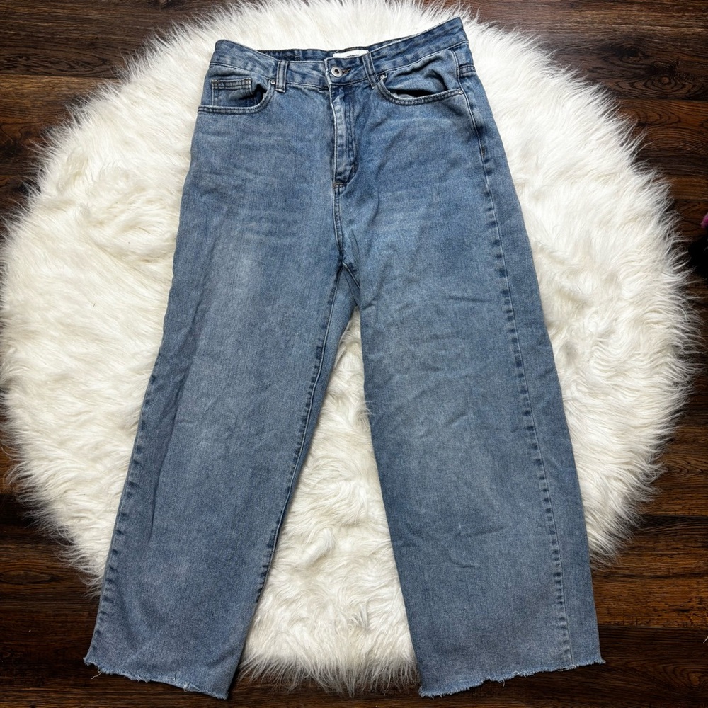 Cotton on Blue Wide Leg Denim Jeans size 10 Women’s